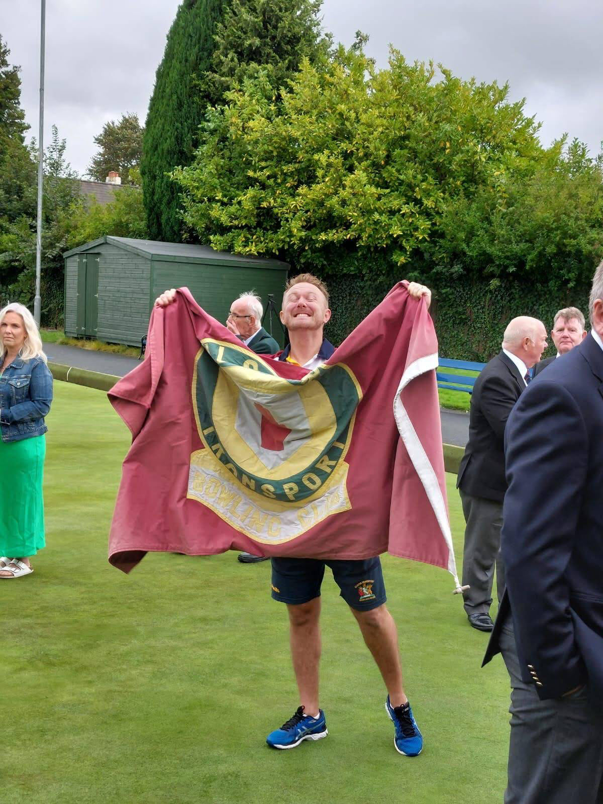 IBA Intermediate Cup Final 2023   A very happy Joel Shannon